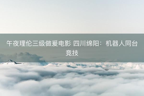 午夜理伦三级做爰电影 四川绵阳：机器人同台竞技