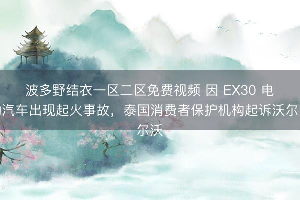 波多野结衣一区二区免费视频 因 EX30 电动汽车出现起火事故，泰国消费者保护机构起诉沃尔沃