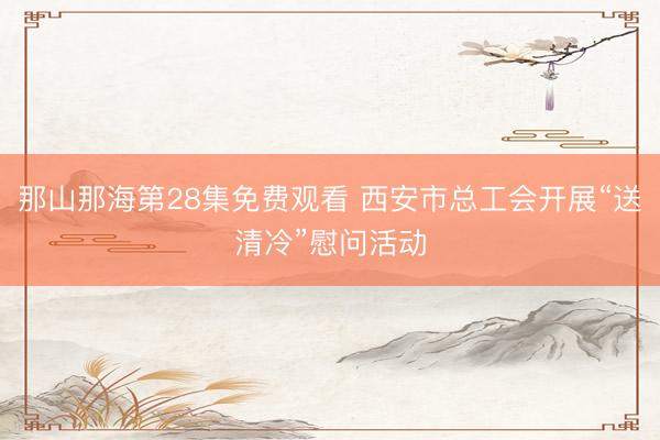 那山那海第28集免费观看 西安市总工会开展“送清冷”慰问活动