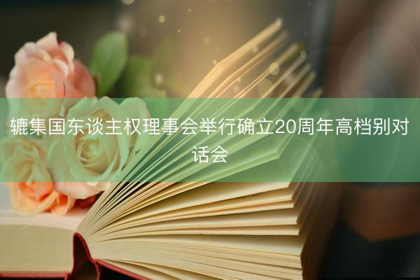 辘集国东谈主权理事会举行确立20周年高档别对话会